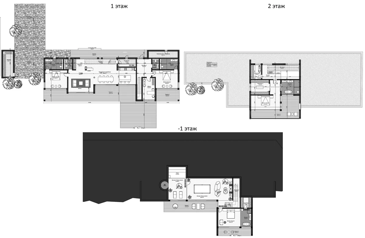 Планировка: Коттедж 513,3 м² в ЖК «Коттеджный поселок ВотерЛайн. ПриорДорСтрой»