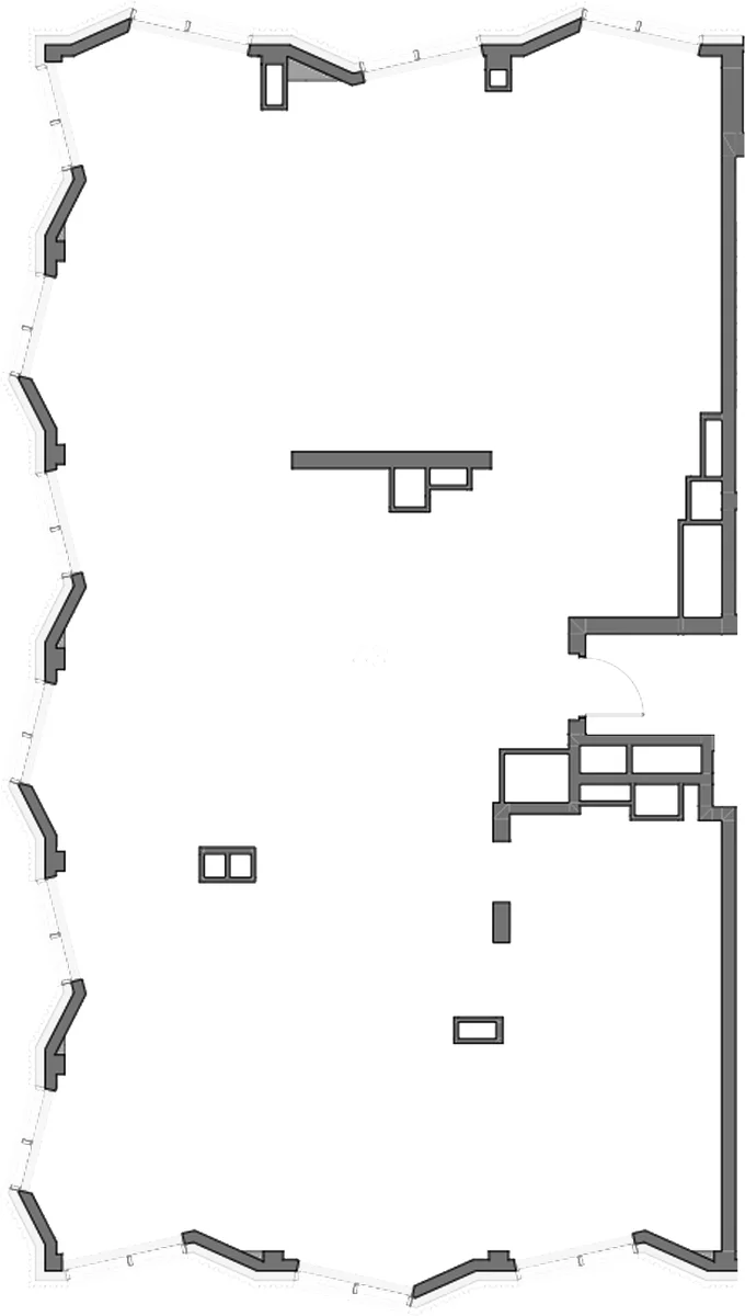 Планировка: Квартира евро-5 236 м² в ЖК «Квартал Тишинский бульвар»