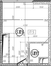 Планировка: Квартира 26,2 м² в ЖК «МФЗ Сантерра»