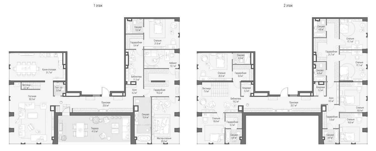 Планировка: Квартира 437,7 м² в ЖК «Квартал Life Time»