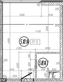 Планировка: Квартира 28,5 м² в ЖК «МФЗ Сантерра»