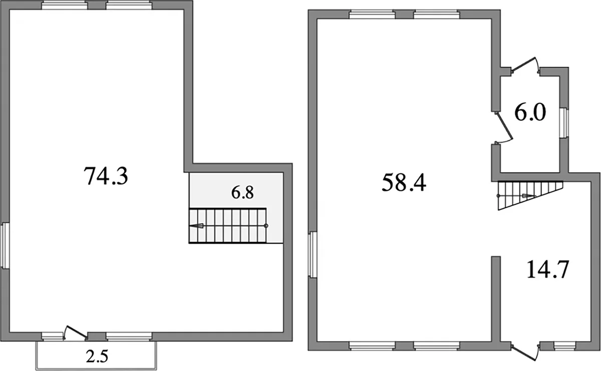 Планировка: Таунхаус 159,4 м² в ЖК «Токкари-Лэнд»